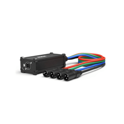 4-Channel XLR to RJ45 Ethercon Audio Snake