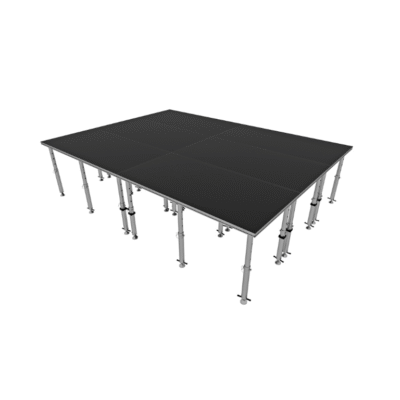 Vibration-Free Black Stage